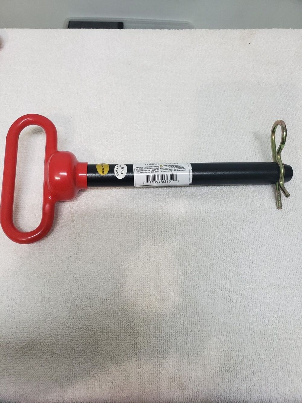 Countyline Hitch Pin | Grade 5 | 3/4 in X 6.5 In Useable | Part # 18RHH004TSC